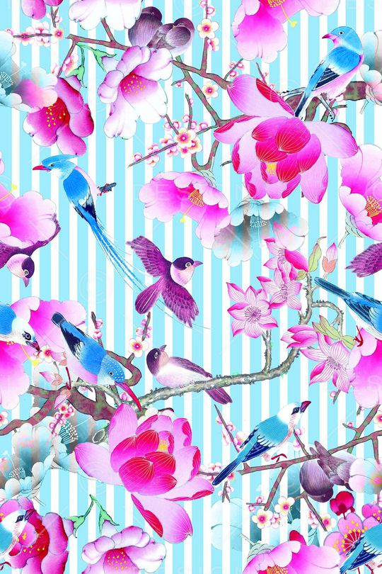 时尚中国风印花花型图片