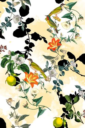 花卉印花花型图片
