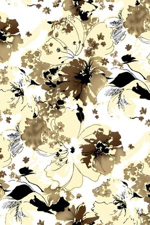 花朵印花花型图片