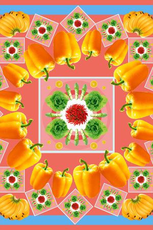 趣味图案印花花型图片