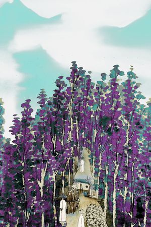 中国风印花花型图片