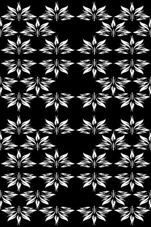 单色印花花型图片