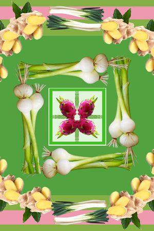 趣味图案印花花型图片