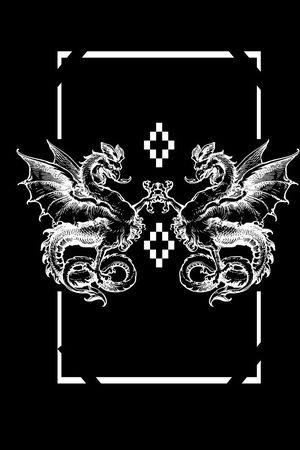 部落印花花型图片