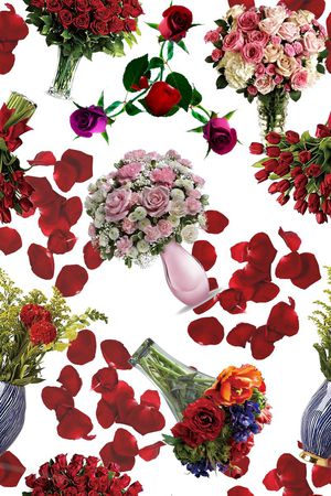 花瓣印花花型图片