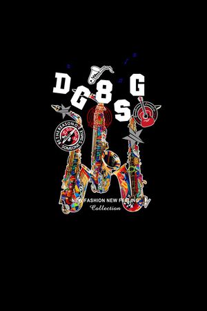 最新DG萨克斯印花花型图片