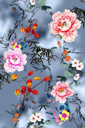 民族风印花花型图片
