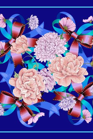花卉印花花型图片