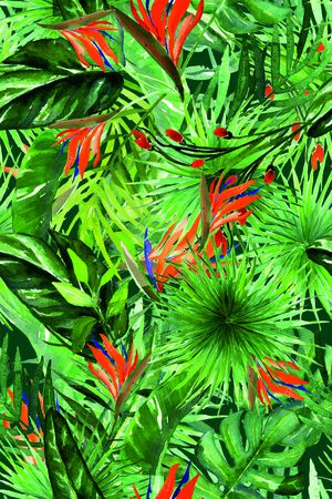 tropical印花花型图片