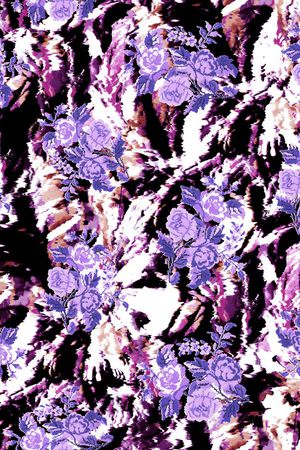 花朵印花花型图片