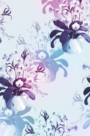 小碎花印花花型图片