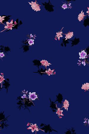花卉印花花型图片