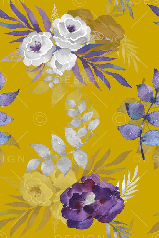 花朵印花花型图片