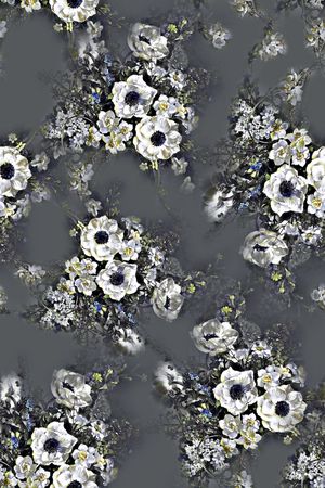 花卉印花花型图片