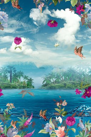 花卉印花花型图片