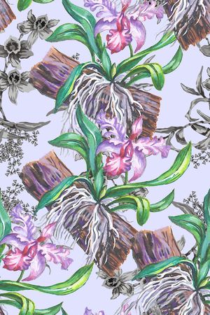 淡雅印花花型图片