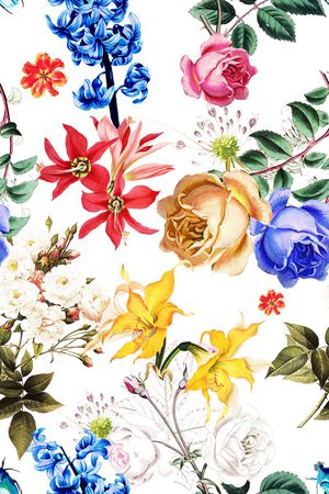 小碎花印花花型图片