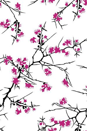 古风印花花型图片