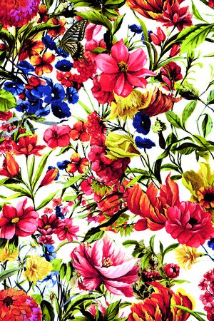 小碎花印花花型图片