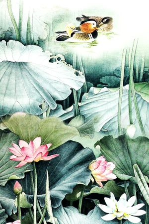 定位花印花花型图片