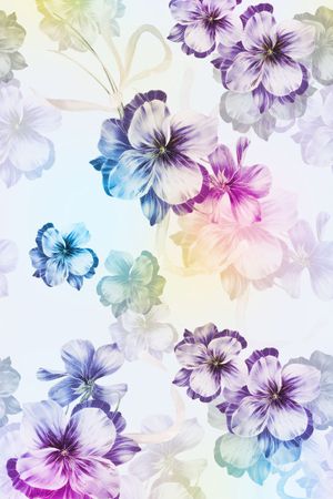 大花印花花型图片