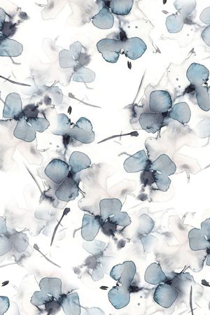 素雅花卉印花花型图片