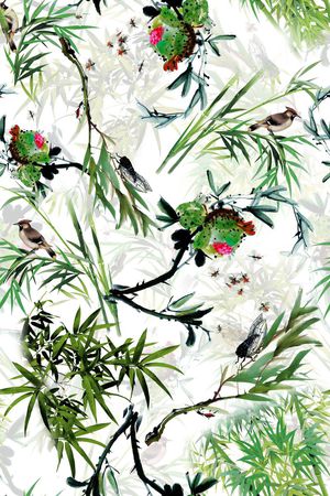 民族风印花花型图片