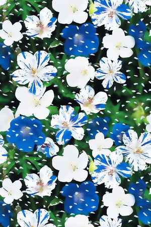 小碎花印花花型图片