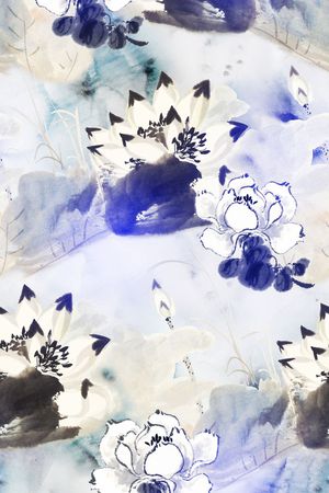花朵印花花型图片