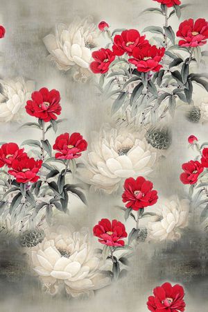 面料花印花花型图片
