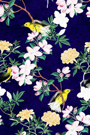 复古欧式建筑、油画肌理、花鸟、水彩花卉、抽象印花花型图片