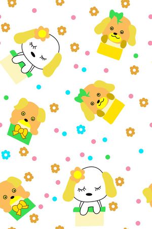 卡通印花花型图片