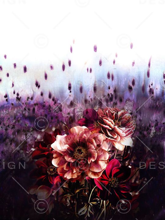 花卉印花花型图片