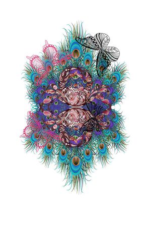 服饰印花花型图片