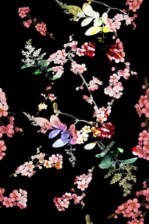 面料花印花花型图片
