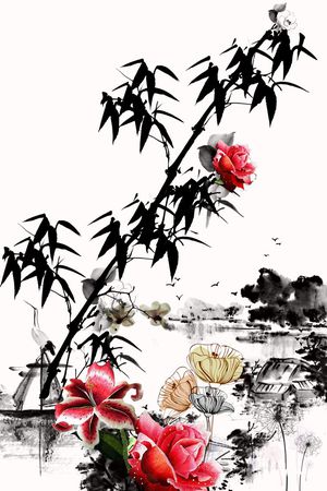 花卉印花花型图片