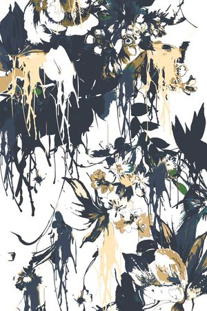 abstract印花花型图片