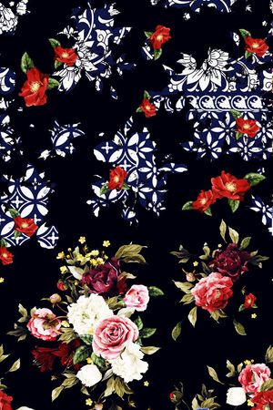 pattern印花花型图片