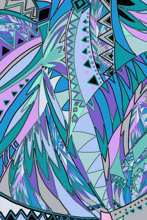 abstract印花花型图片