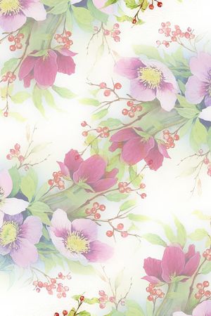 围巾印花花型图片