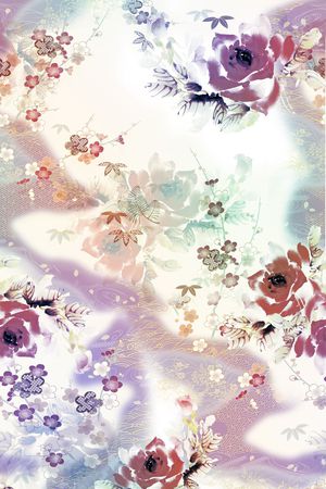 乱花印花花型图片