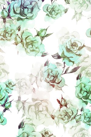 乱花印花花型图片