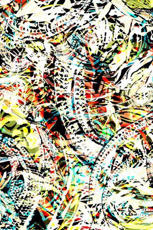 热带风印花花型图片