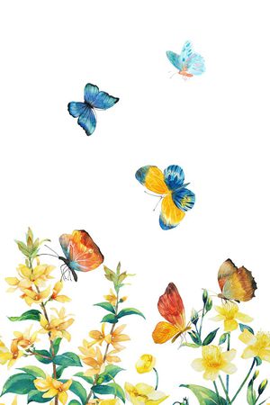 花卉印花花型图片