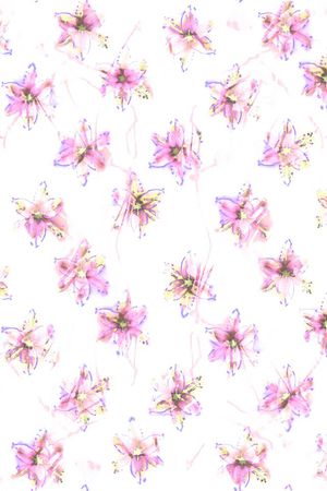 抽象花卉印花花型图片