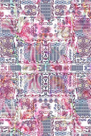 几何印花花型图片