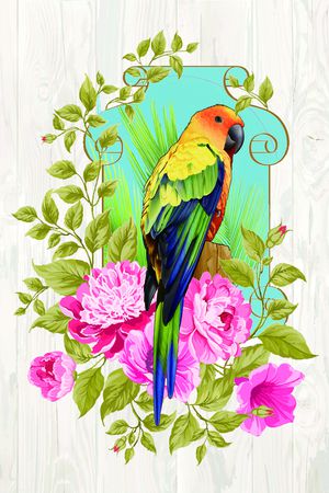独幅印花花型图片