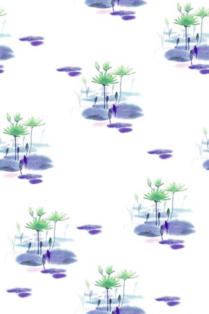 花卉印花花型图片