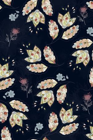 花卉印花花型图片
