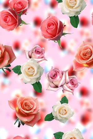 面料花印花花型图片